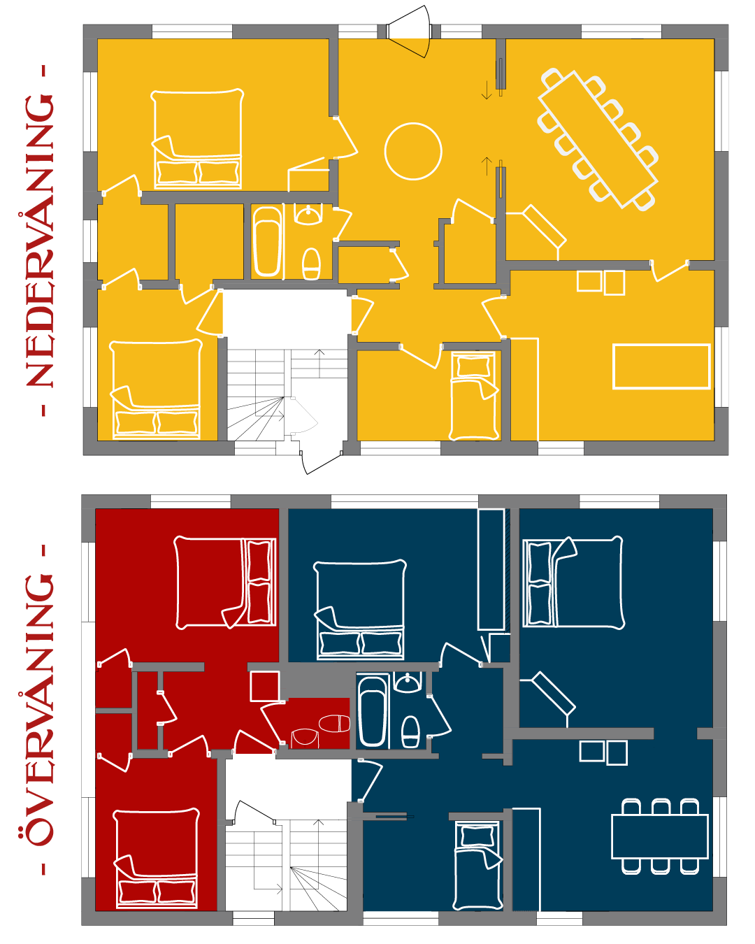 Villa-Skedvi-Brod_Planskisser Villa-Skedvi-Brod_Planskisser